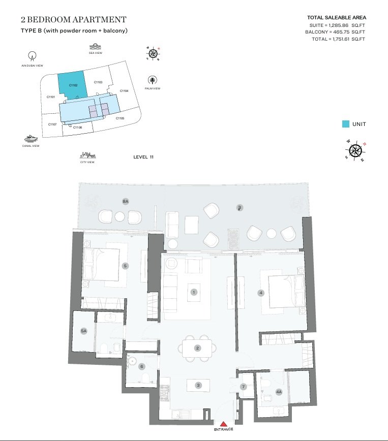2 Bedrooms