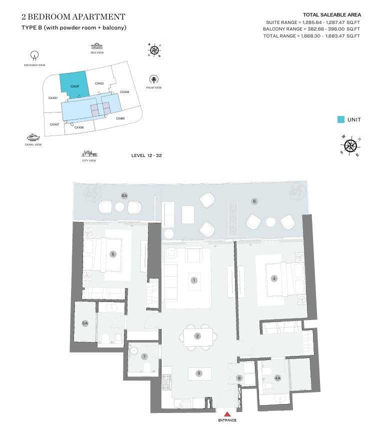 2 Bedrooms