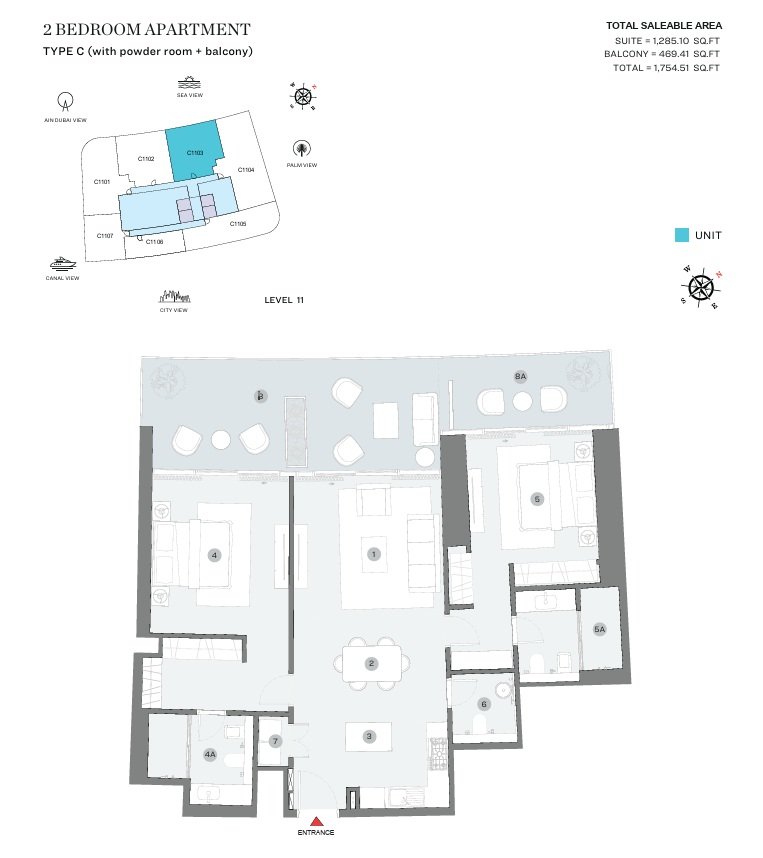 2 Bedrooms