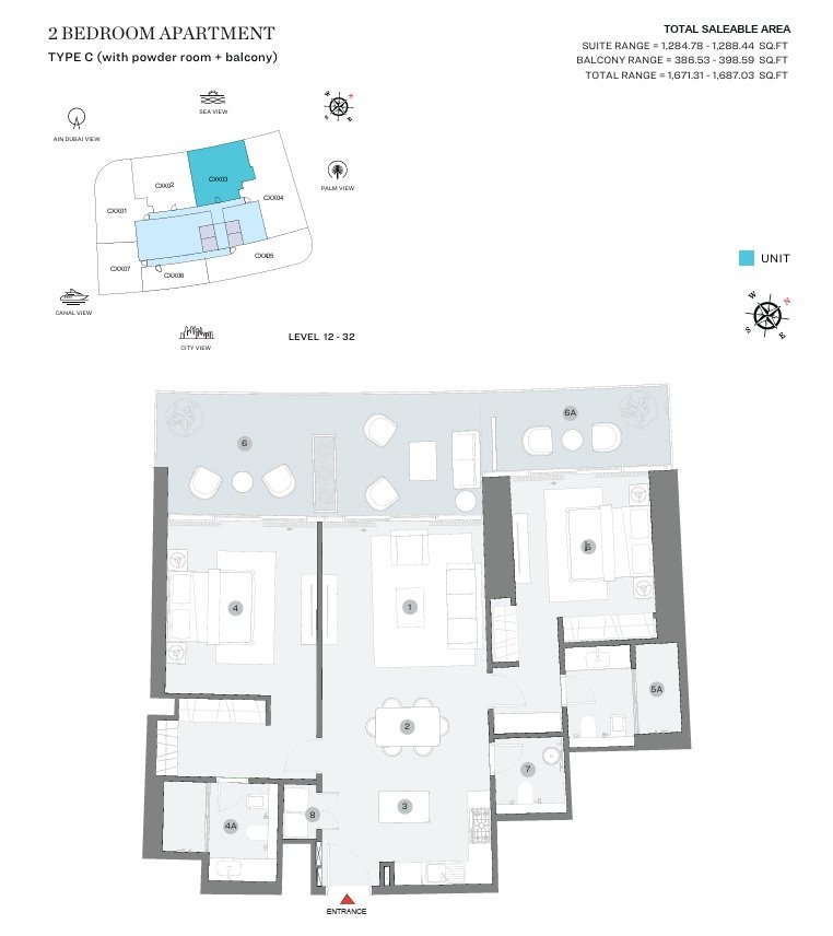 2 Bedrooms