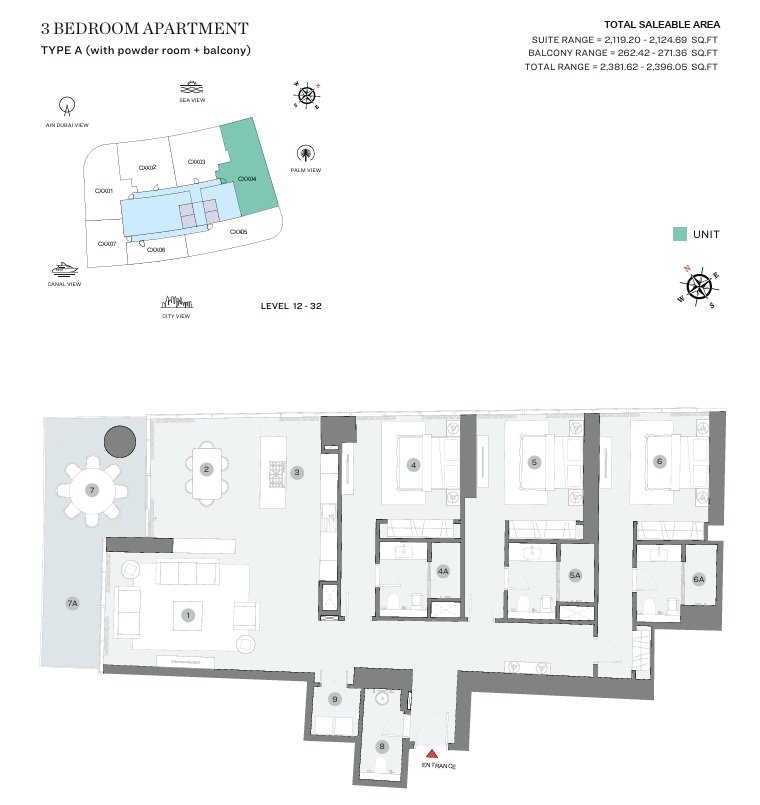 3 Bedrooms