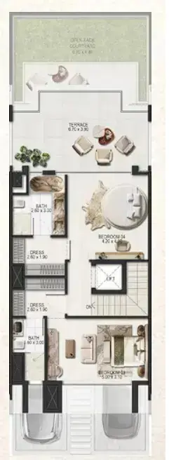 4BR Villa - Second Floor