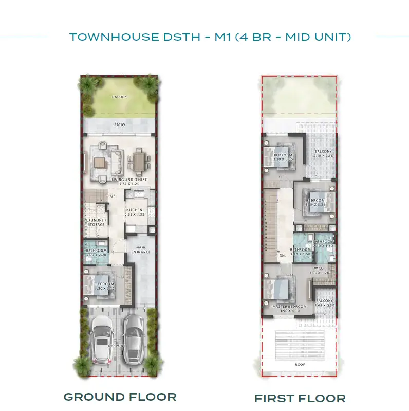 Townhouse DSTH-M1 - Mid Unit