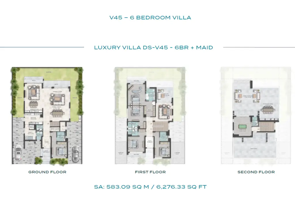 Luxury Villa DS-V45 - 6BR + Maid