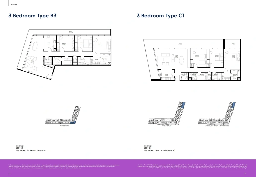 3 Bedrooms