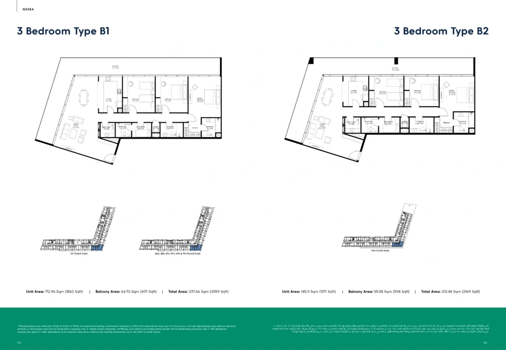3 Bedrooms