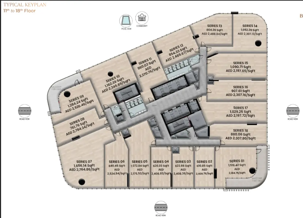 Typical Key plan